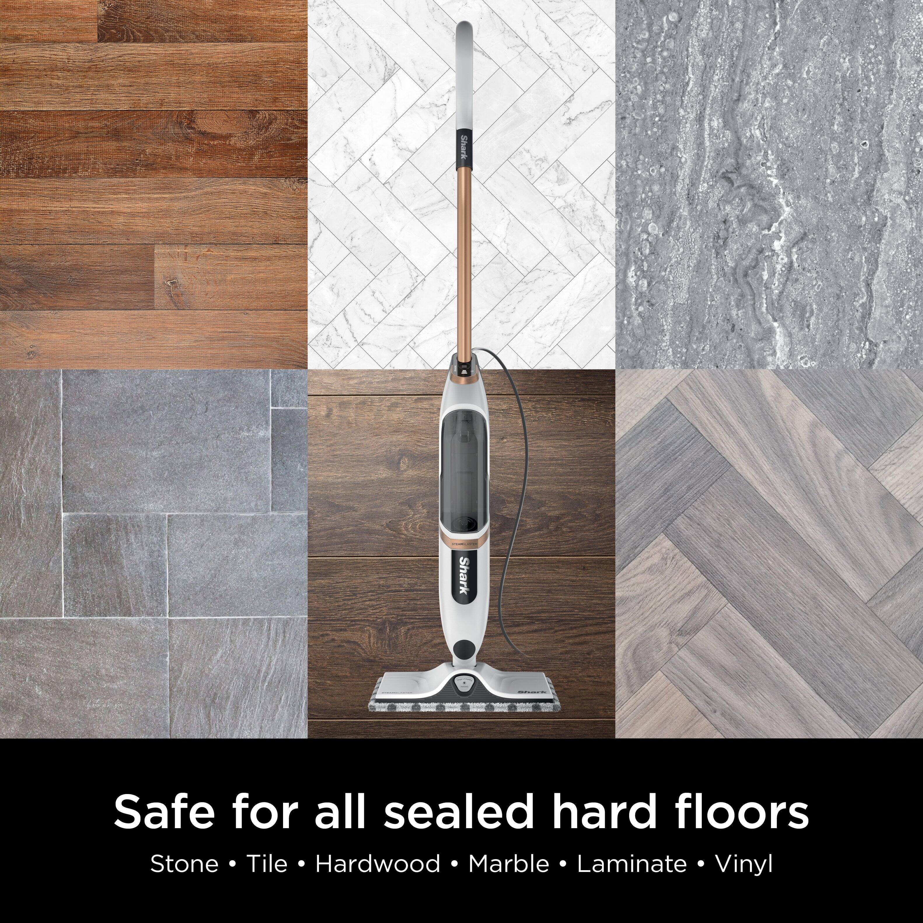 Safe for all sealed hard floors  
Stone • Tile • Hardwood • Marble • Laminate • Vinyl