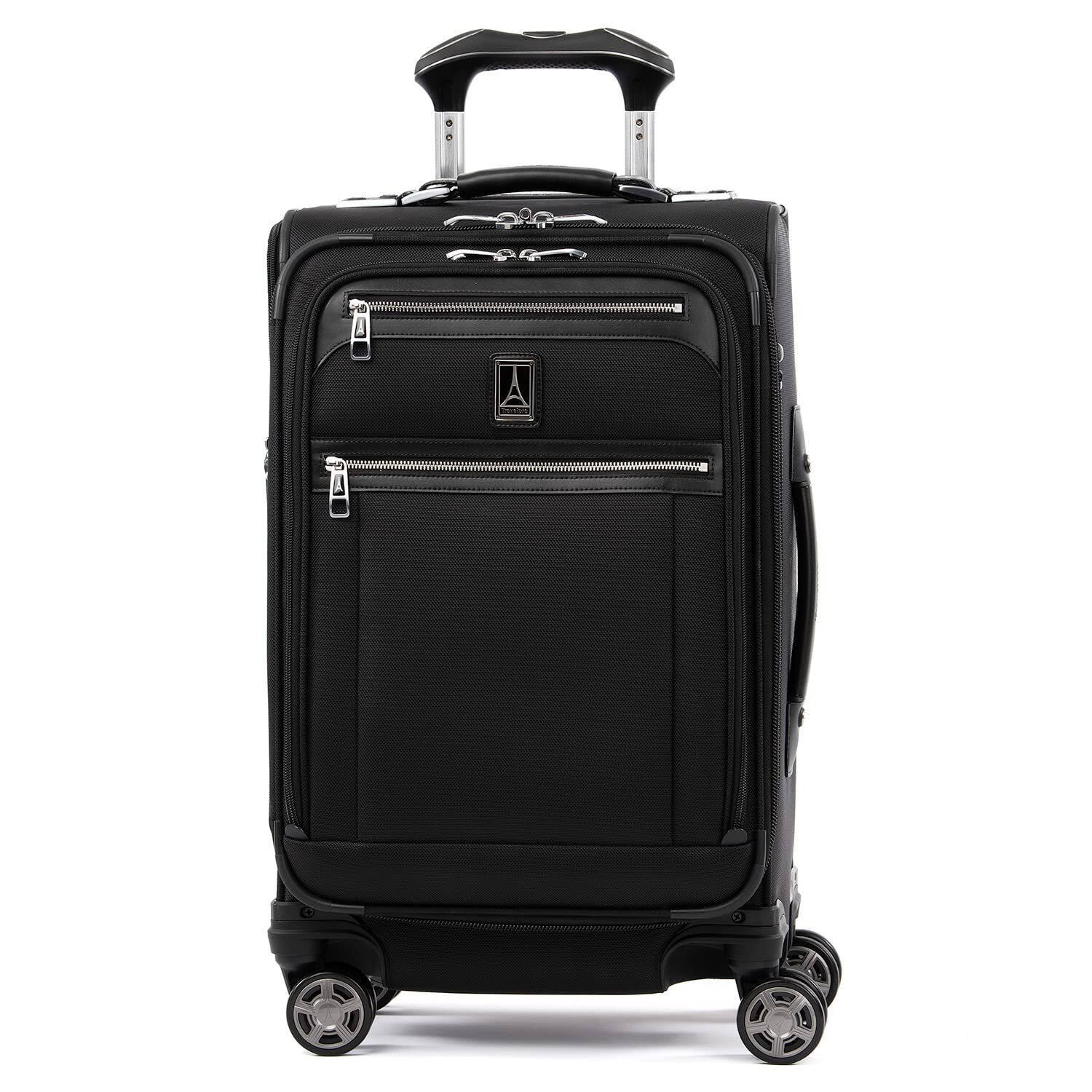 Travelpro - Platinum Elite Softside Expandable Checked Luggage, 8 Wheel Spinner Large Suitcase, TSA Lock, Men and Women - Shadow Black price history on PriceWatchPro
