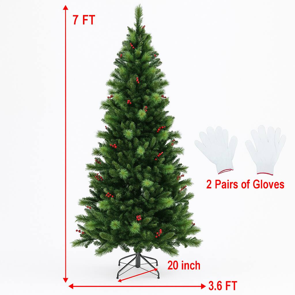 7 FT  
20 inch  
3.6 FT  
2 Pairs of Gloves