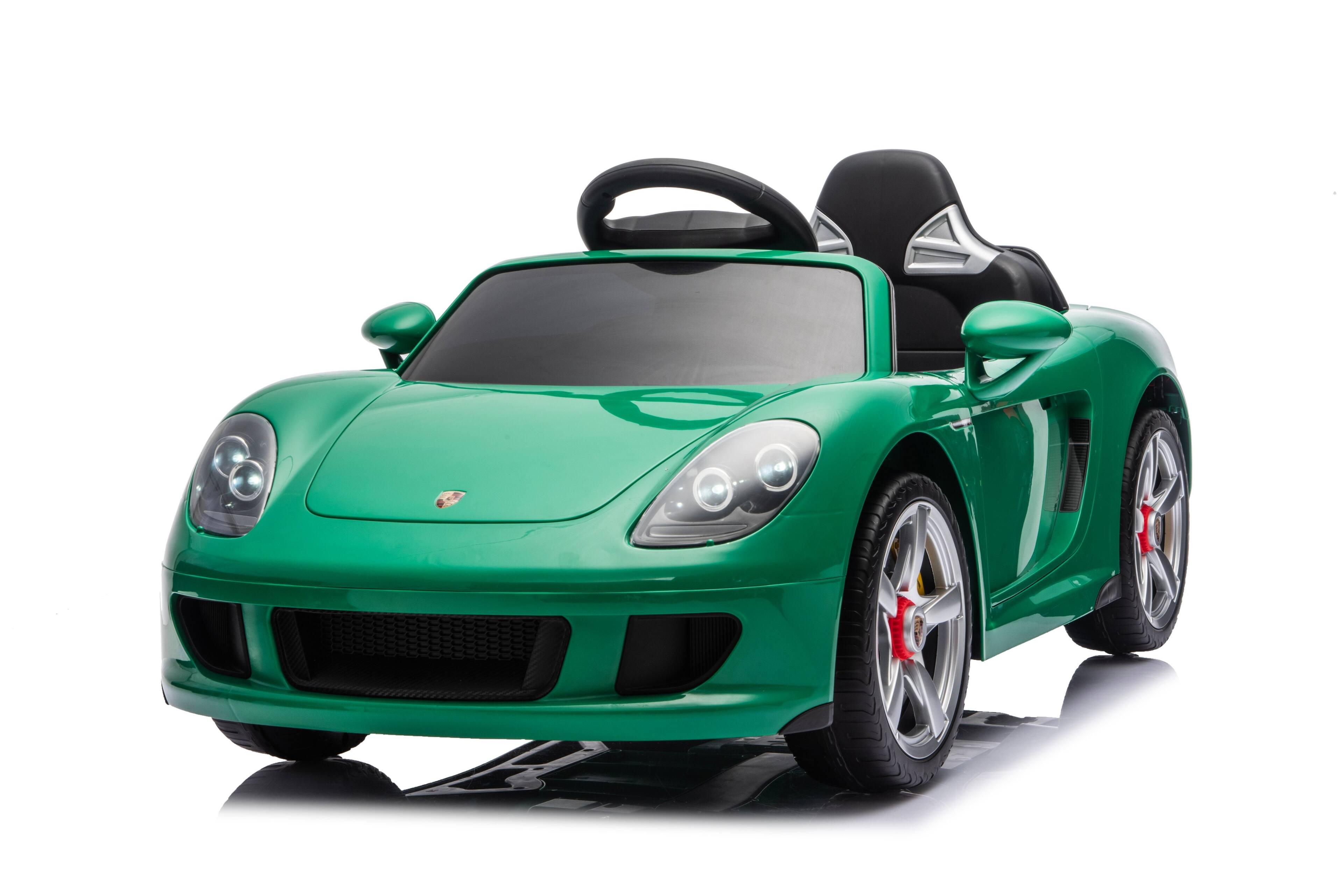 Angle. Best Ride On Cars - Porsche Carrera GT 12V Green - Green.