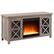Angle. Camden&Wells - Portland Crystal Fireplace TV Stand for Most TVs up to 55" - Oak.