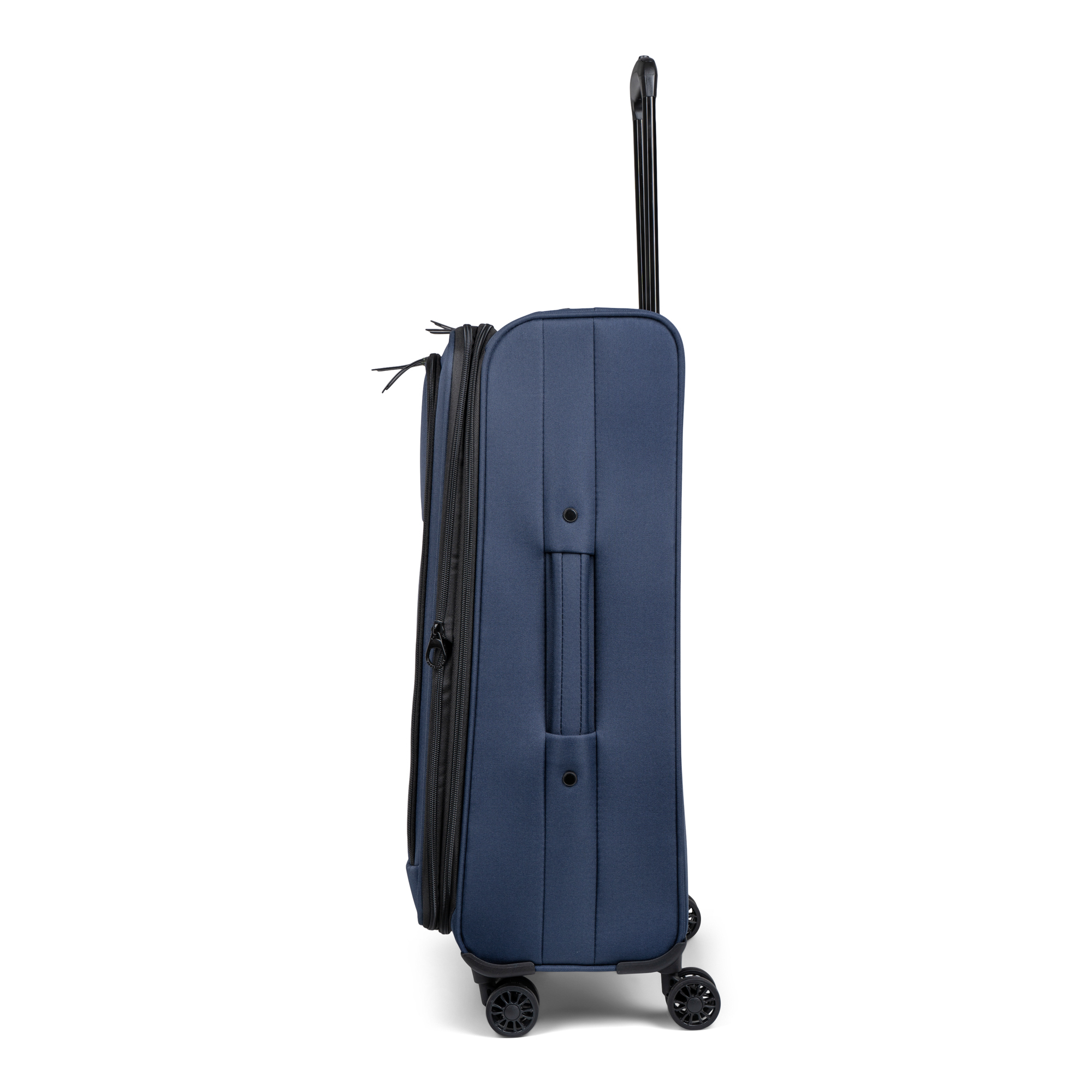 Left View: Bugatti - 24" Reborn Suitcase - Navy