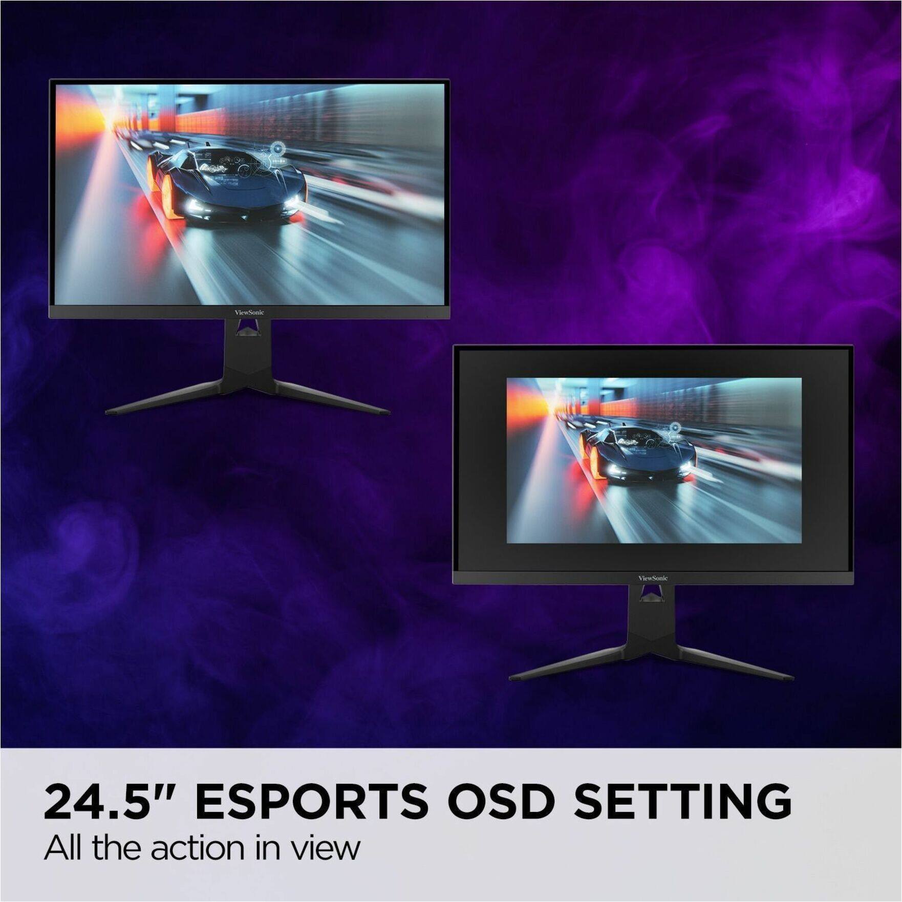 "Vicacena Sirutcar 24.5" ESPORTS OSD SETTING All the action in view"