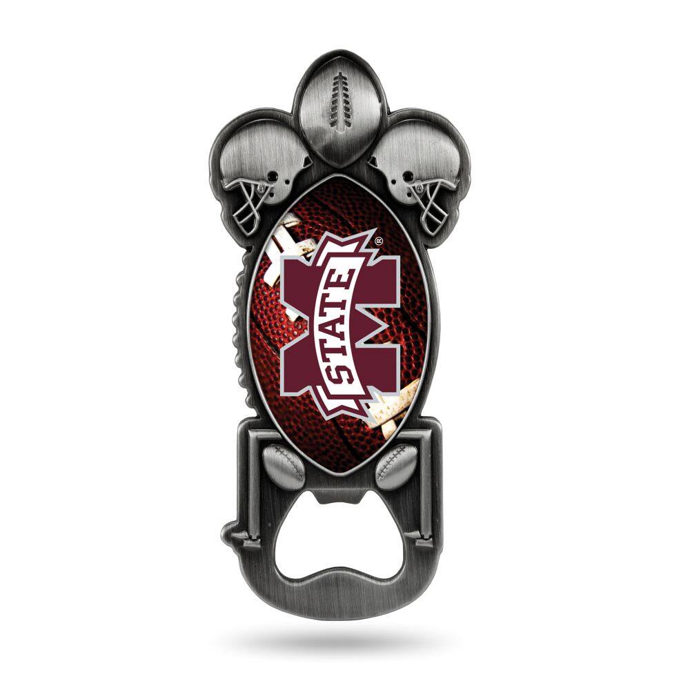 Rico Industries - Mississippi State Bulldogs Party Starter Magnetic Metal Bottle Opener - Multi