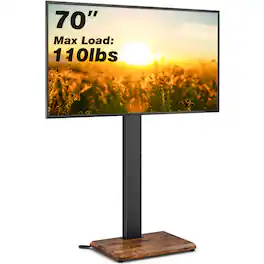 Rfiver - Suitable for TV stands ranging from 32 to 70 inches - Black