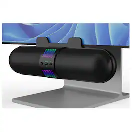 Dazzed Corner - Computer Speaker, Bluetooth Wired USB Connection - Black
