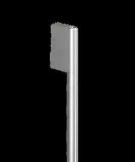 Fisher & Paykel - Contemporary Round Silver Handle for Integrated Refrigerator Freezer, 24 " - Stainless Steel