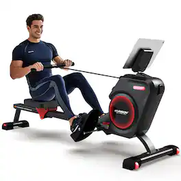 HARISON - Magnetic Rowing Machines for Home with Smooth & Quiet US Mute System and App 350 LB Capacity(BBW10) - Black