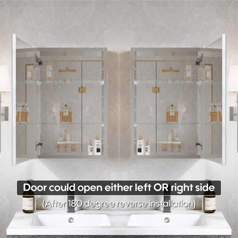 Door could open either left OR right side (After 180 degree reverse installation)