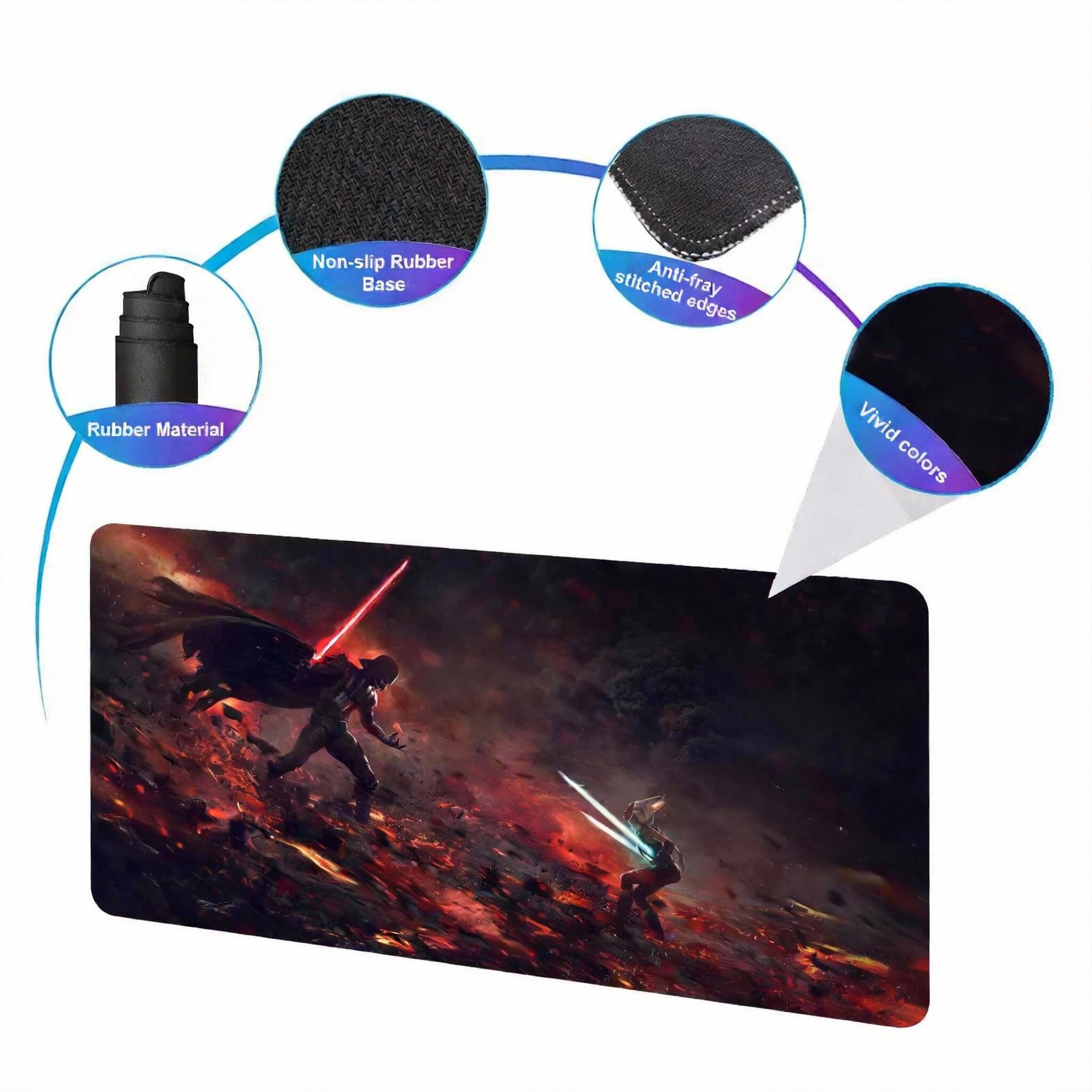 - Non-slip Rubber Base
- Anti-fray stitched edges
- Rubber Material
- Vivid colors