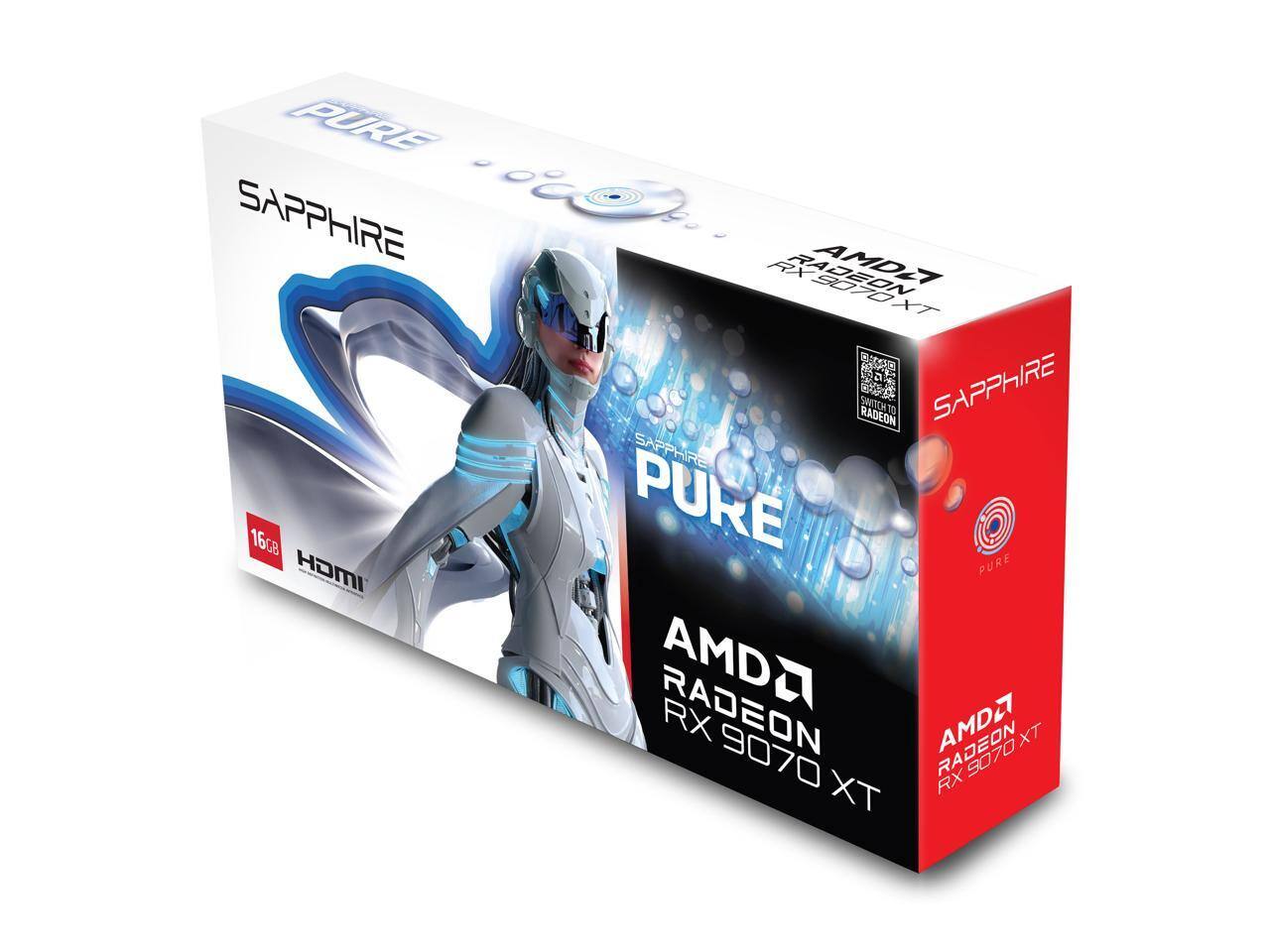 PURE SAPPHIRE 16GB HOMI RX RA AMD2 S070XT DEON RADEON SAITCH 12 SAPPHIRE SAPPHIRE PURE PURE RADEON AMD2 RX AMD27 XT 9070 XT RX S070