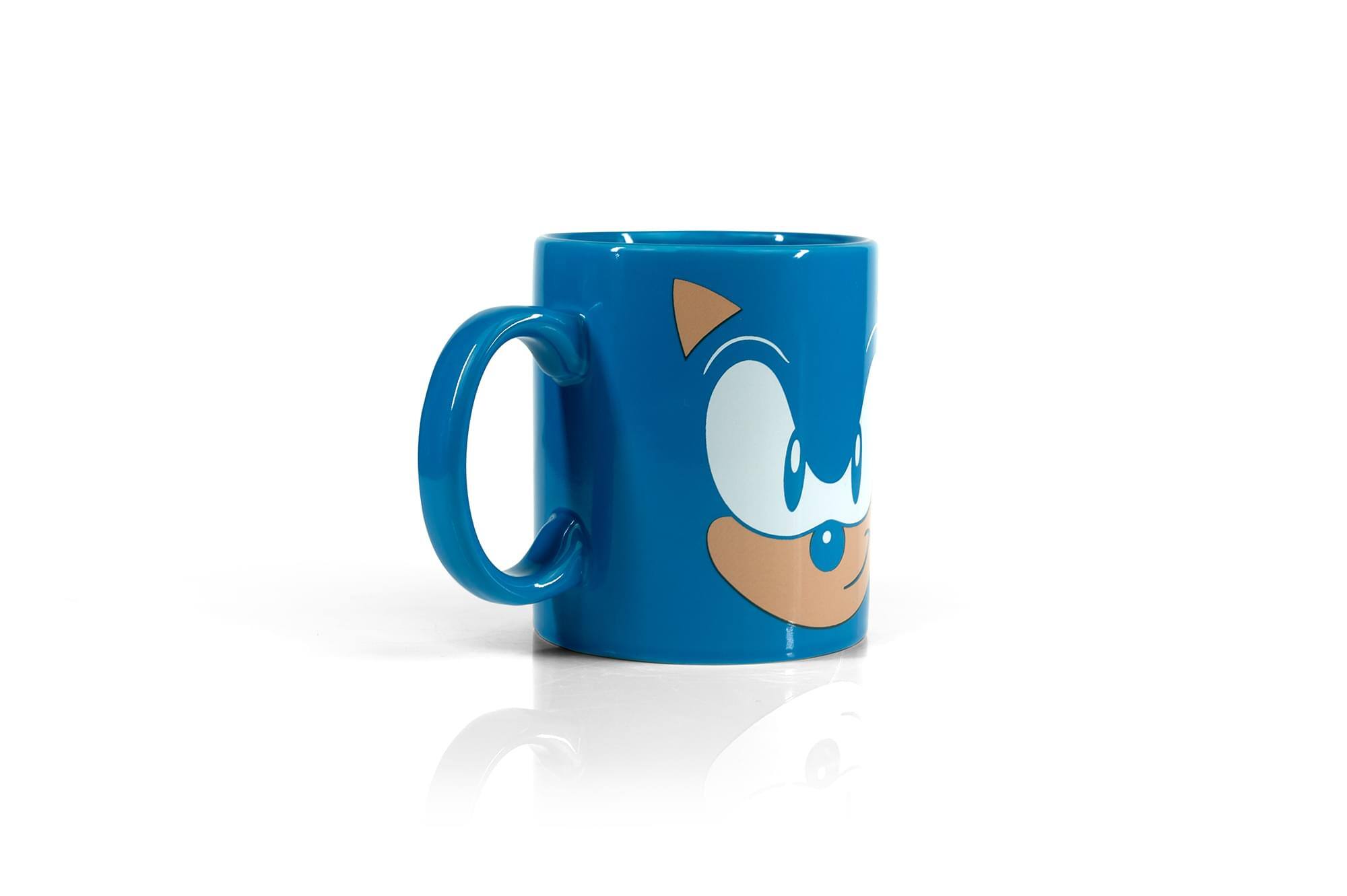 Alt View 1. Sonic - Sonic The Hedgehog Blue 16oz Ceramic Coffee Mug - Blue.