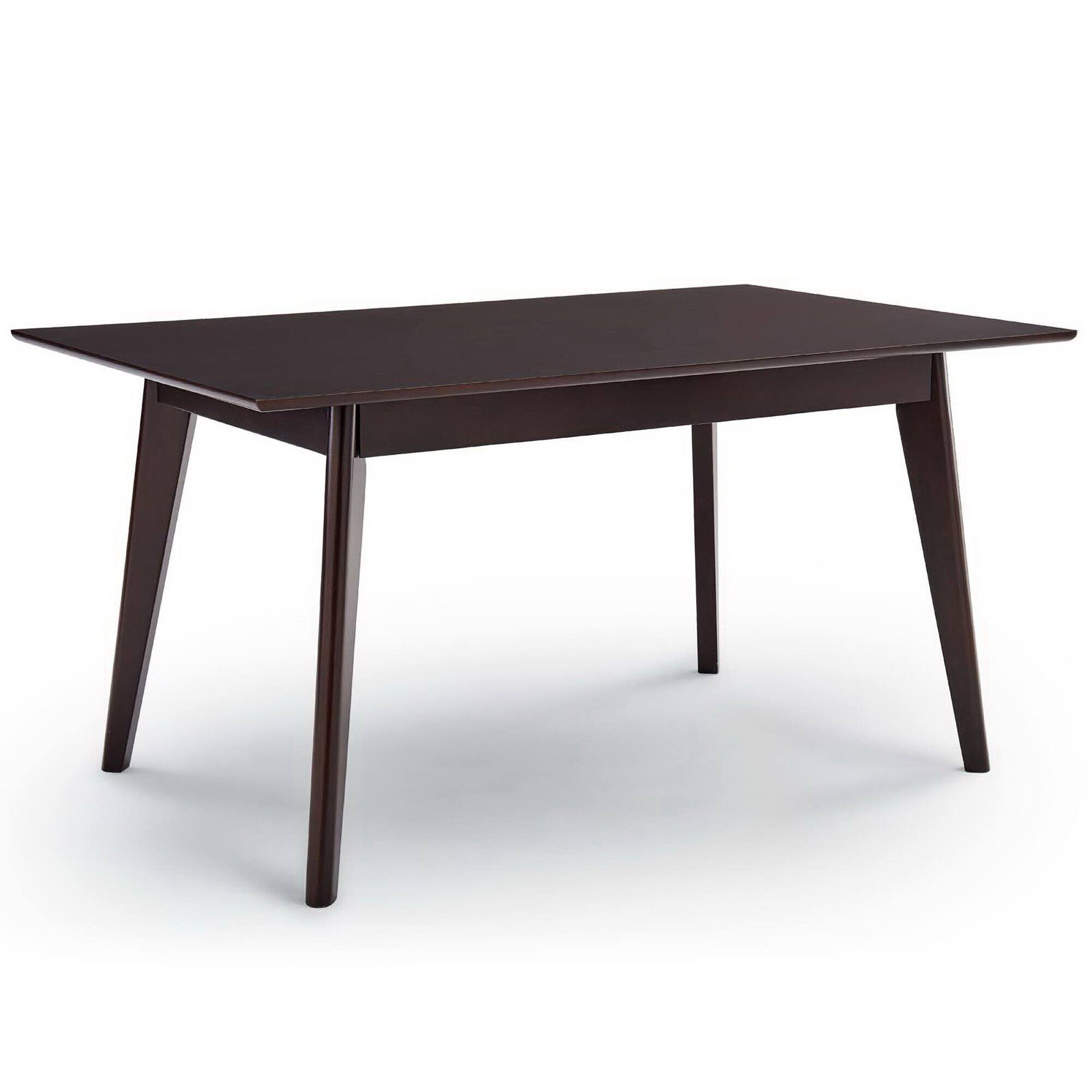 Angle. Modway - Oracle 59" Rectangle Dining Table by Modway - Cappuccino.