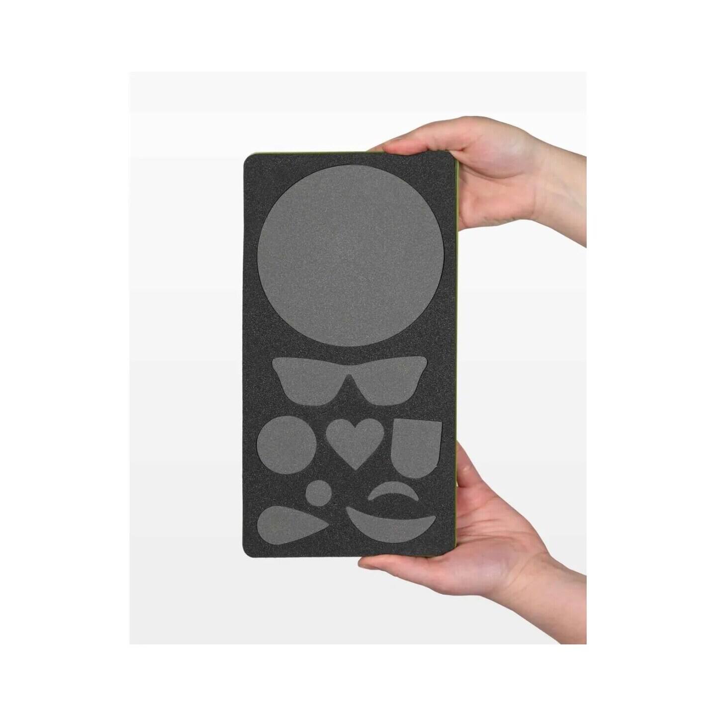 Alt View 1. AccuQuilt - Emojis Die - Multicolor.