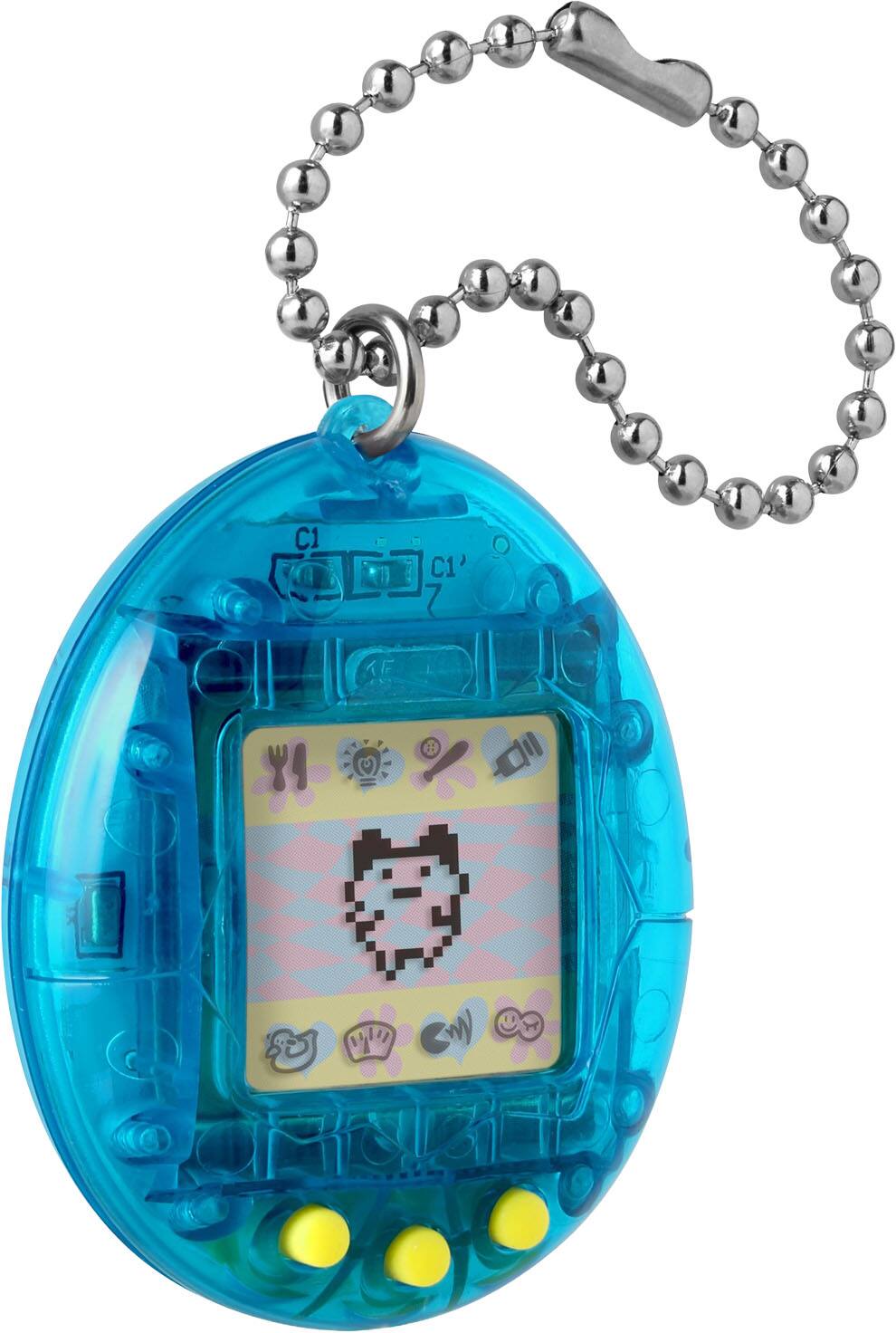 Angle. Bandai - 2.1" Original Tamagotchi - 30th Revival - First Generation Skeleton.
