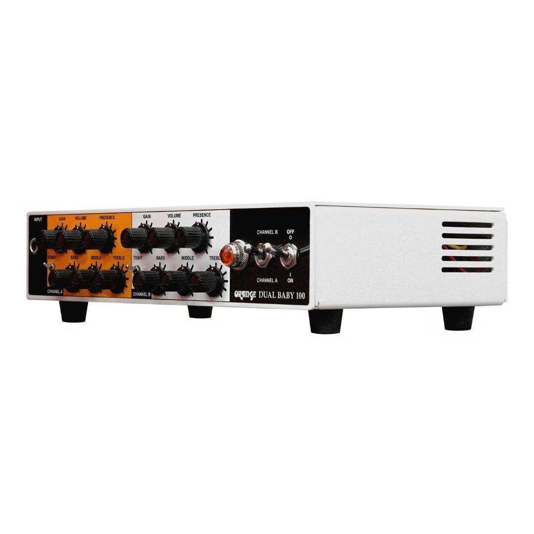 ORANGE DUAL BABY 100

CHANNEL A
GAIN VOLUME PRESENCE
TIGHT MIDDLE TREBLE BASS

CHANNEL B
GAIN VOLUME PRESENCE
TIGHT MIDDLE TREBLE BASS

CHANNEL A ON
CHANNEL B OFF