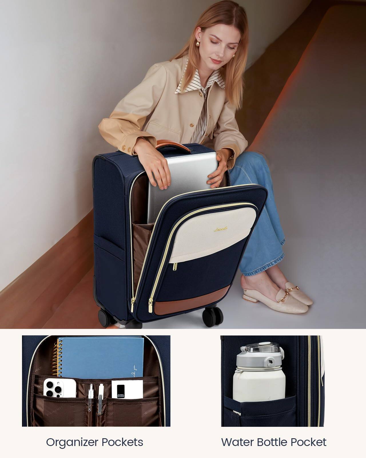 - Organizer Pockets
- Water Bottle Pocket