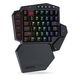 TECH SAFARI - K585 Pro Wireless One-handed Mechanical 42 Keys 3-mode Rgb 40 Gaming Keypad W 7 Onboard Macro Detachable Wr - Red Switch