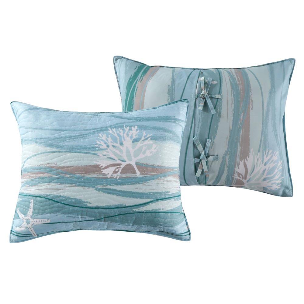 Angle. BreeBe - Maui Sham Standard - Multi.