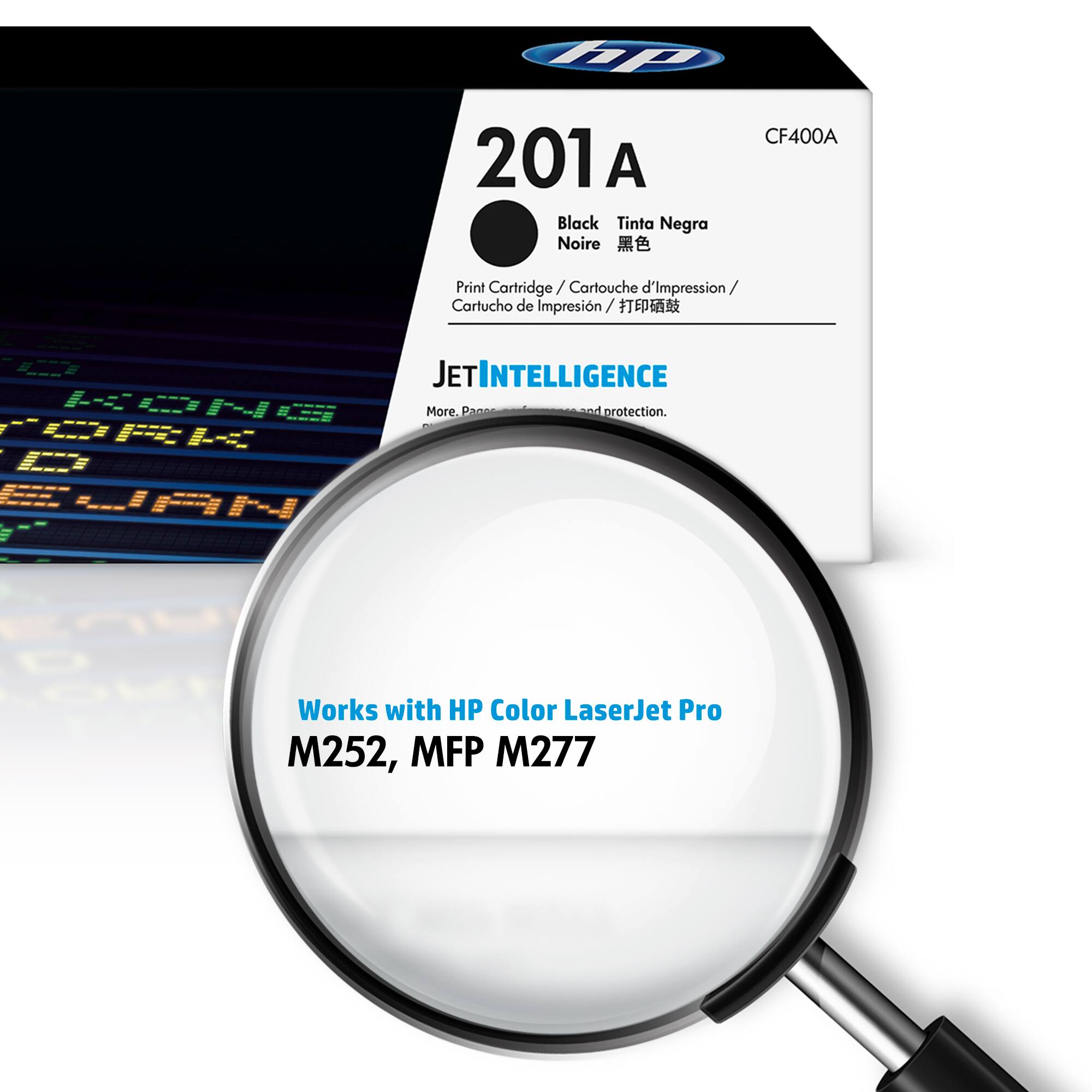 Alt View 1. HP - 201A Standard Capacity Toner Cartridge - Black.