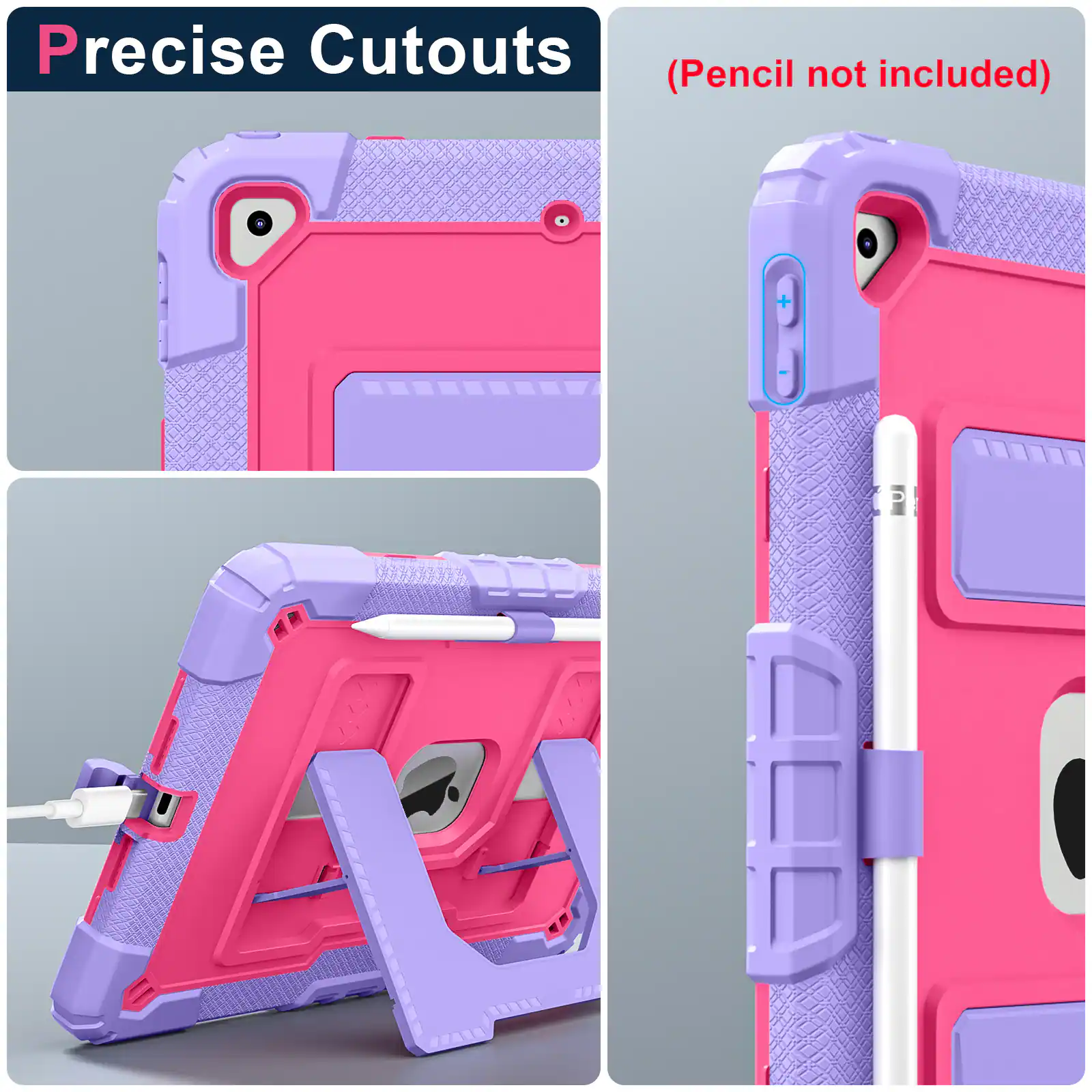 Precise Cutouts  
(Pencil not included)