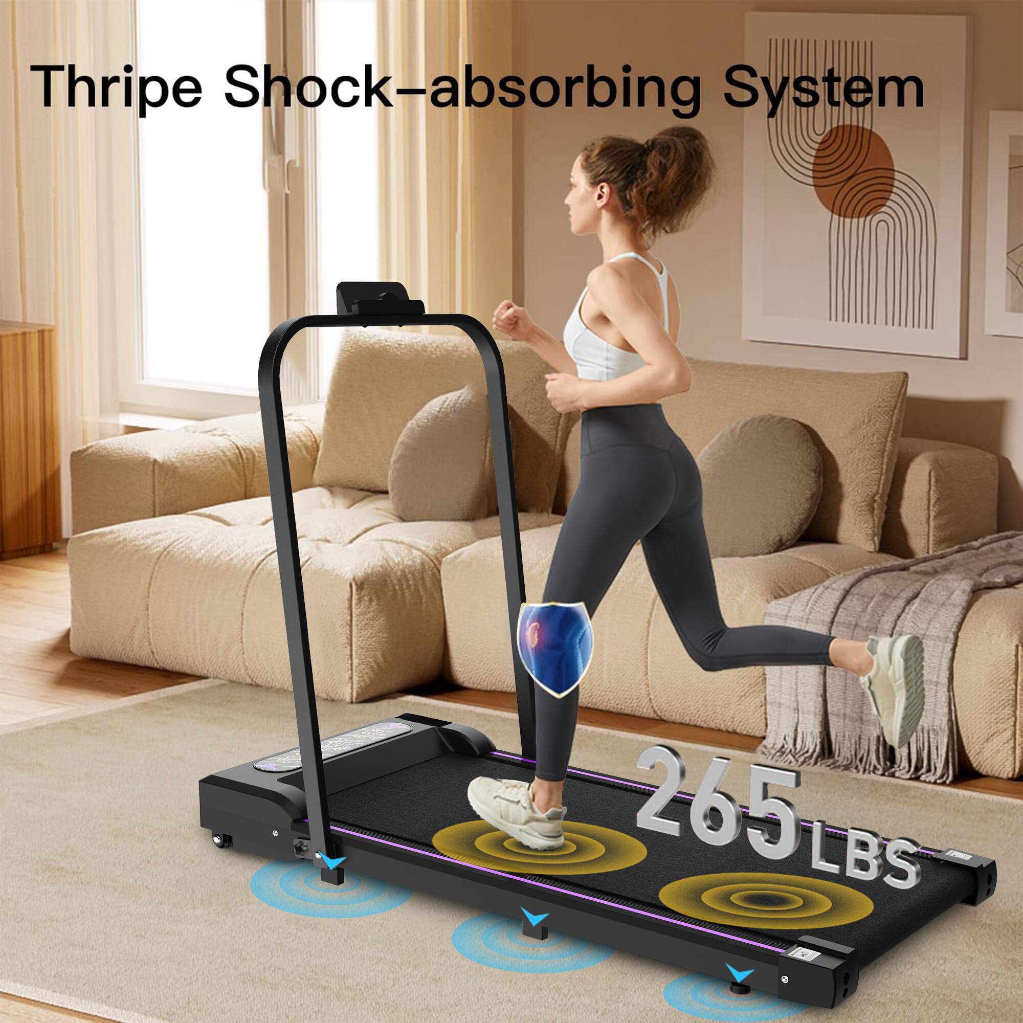 Thripe Shock-absorbing System  
265 LBS