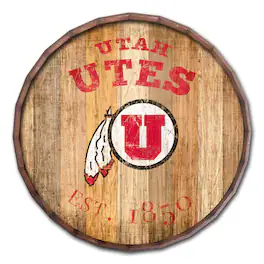 Fan Creations - Utah Utes 24'' Established Date Barrel Top - Multicolor