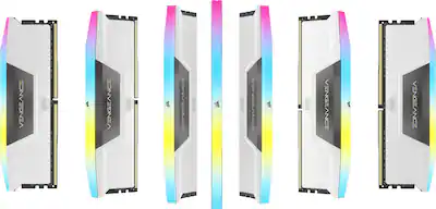 CORSAIR VENGEANCE RGB 32GB (2x16GB) DDR5 6000MHz C36 UDIMM Desktop CORSAIR VENGEANCE RGB 32GB (2x16GB) DDR5 6000MHz C36 UDIMM Desktop