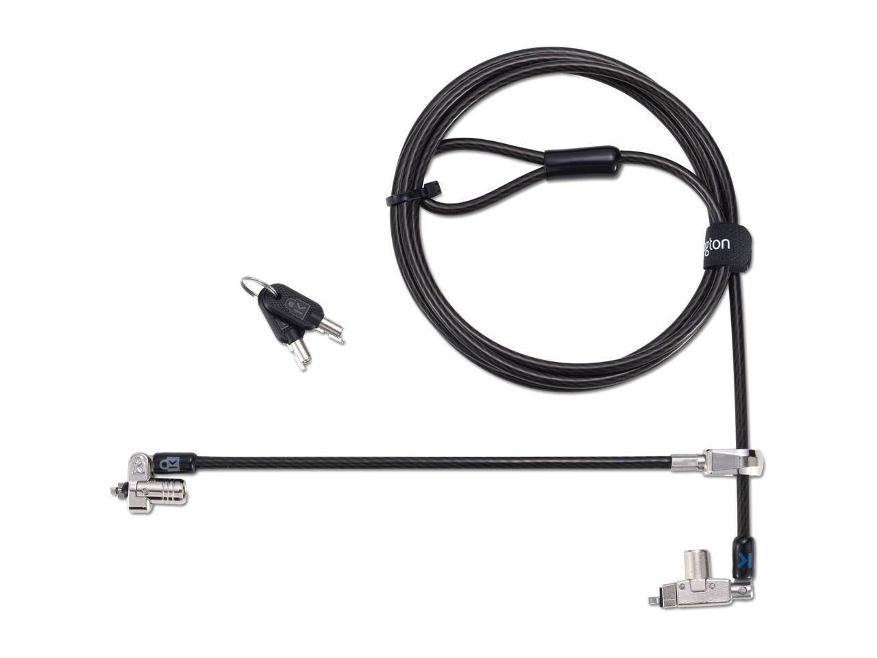 Alt View 7. Kensington - Kensington Slim N17 2.0 Keyed Dual Head Laptop Lock K60508WW.