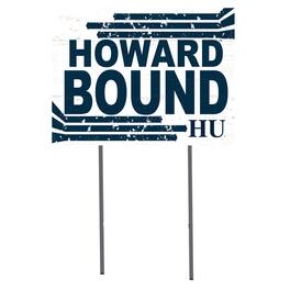 Jardine - Howard Bison 18'' x 24'' Bound Yard Sign - White