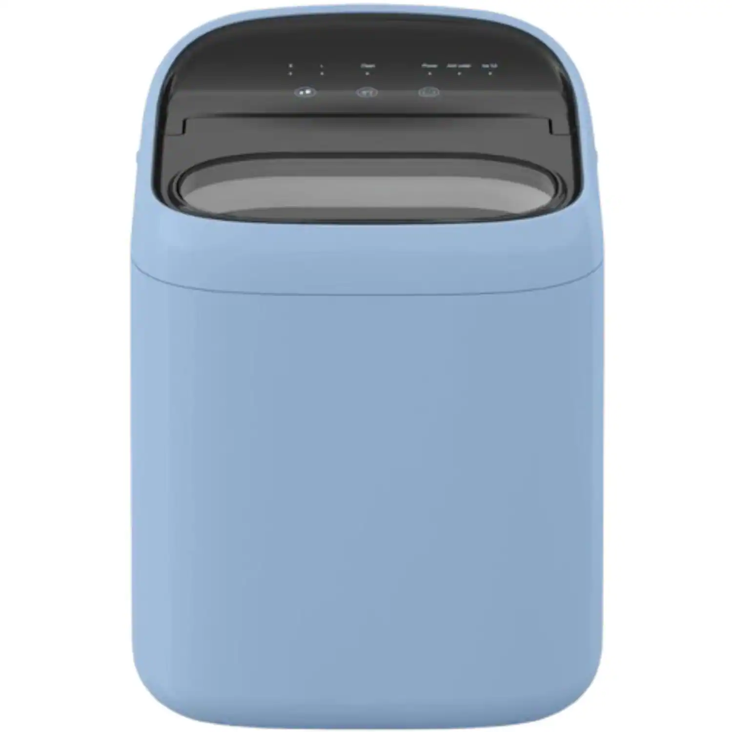 Front. Stock Preferred - Countertop Ice Maker, 33 lb per 24 h, Bullet Ice, Basket and Scoop - Blue - Blue.