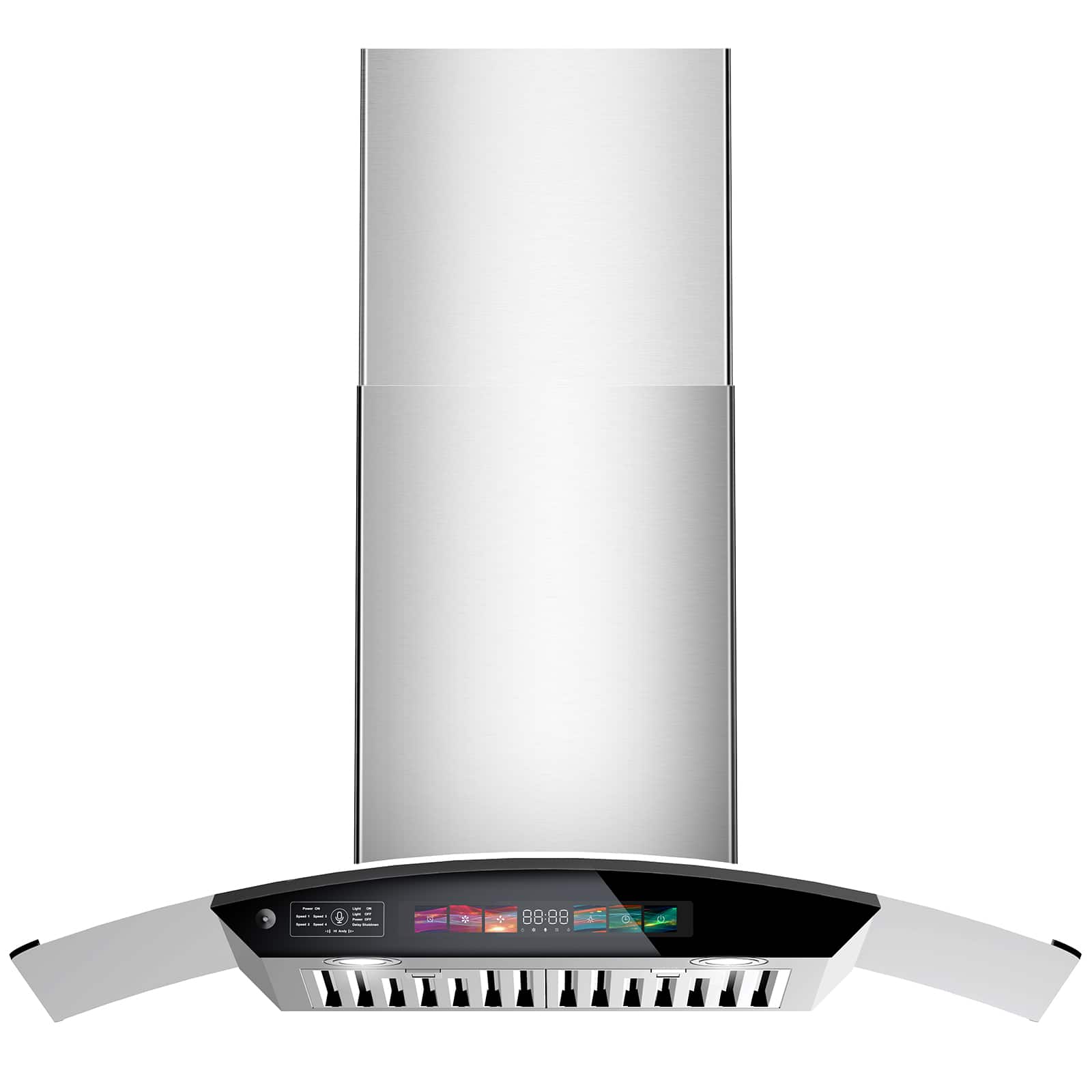 Brano - 36 inches - Externally Vented - Wall Range Hood - Silver