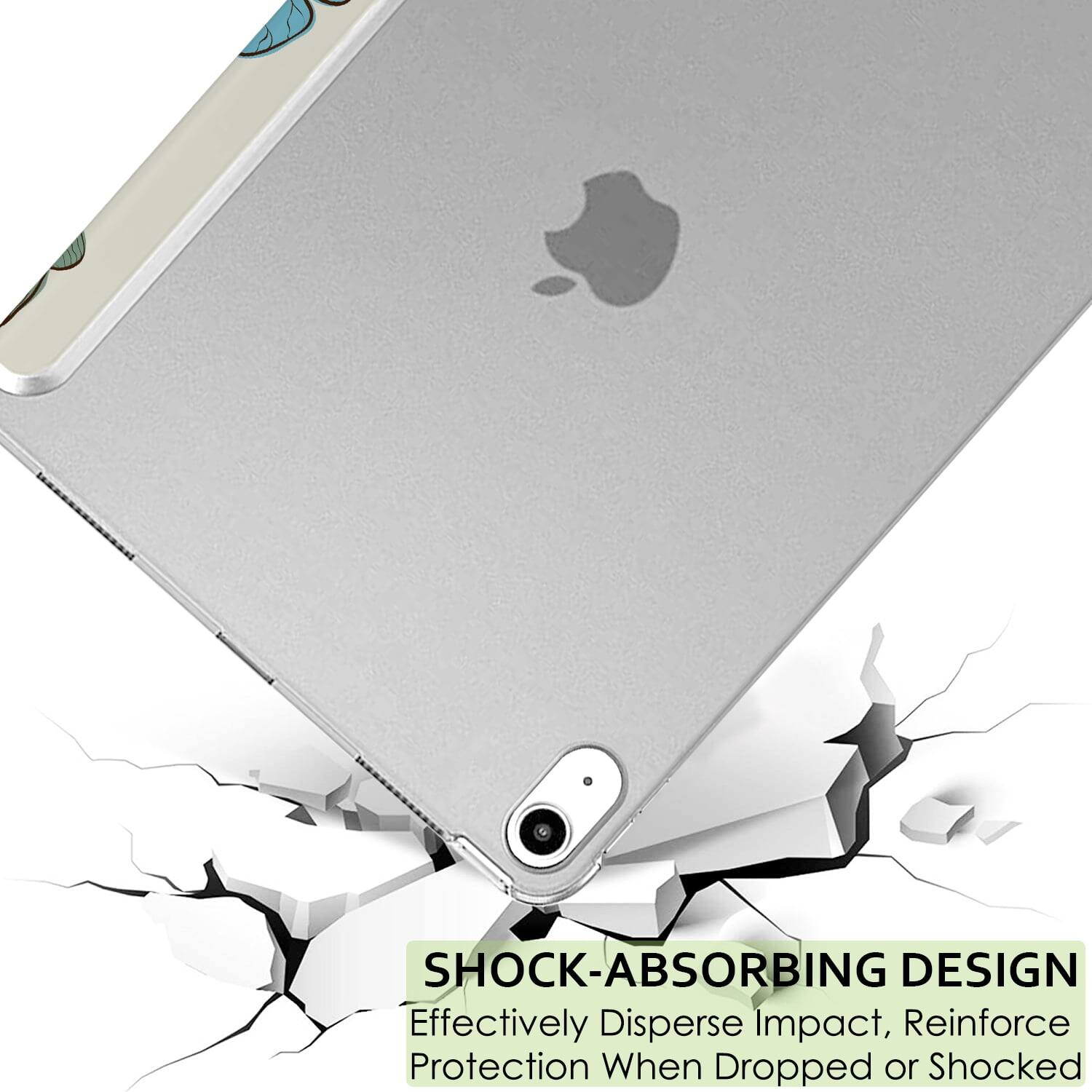 SHOCK-ABSORBING DESIGN  
Effectively Disperse Impact, Reinforce Protection When Dropped or Shocked