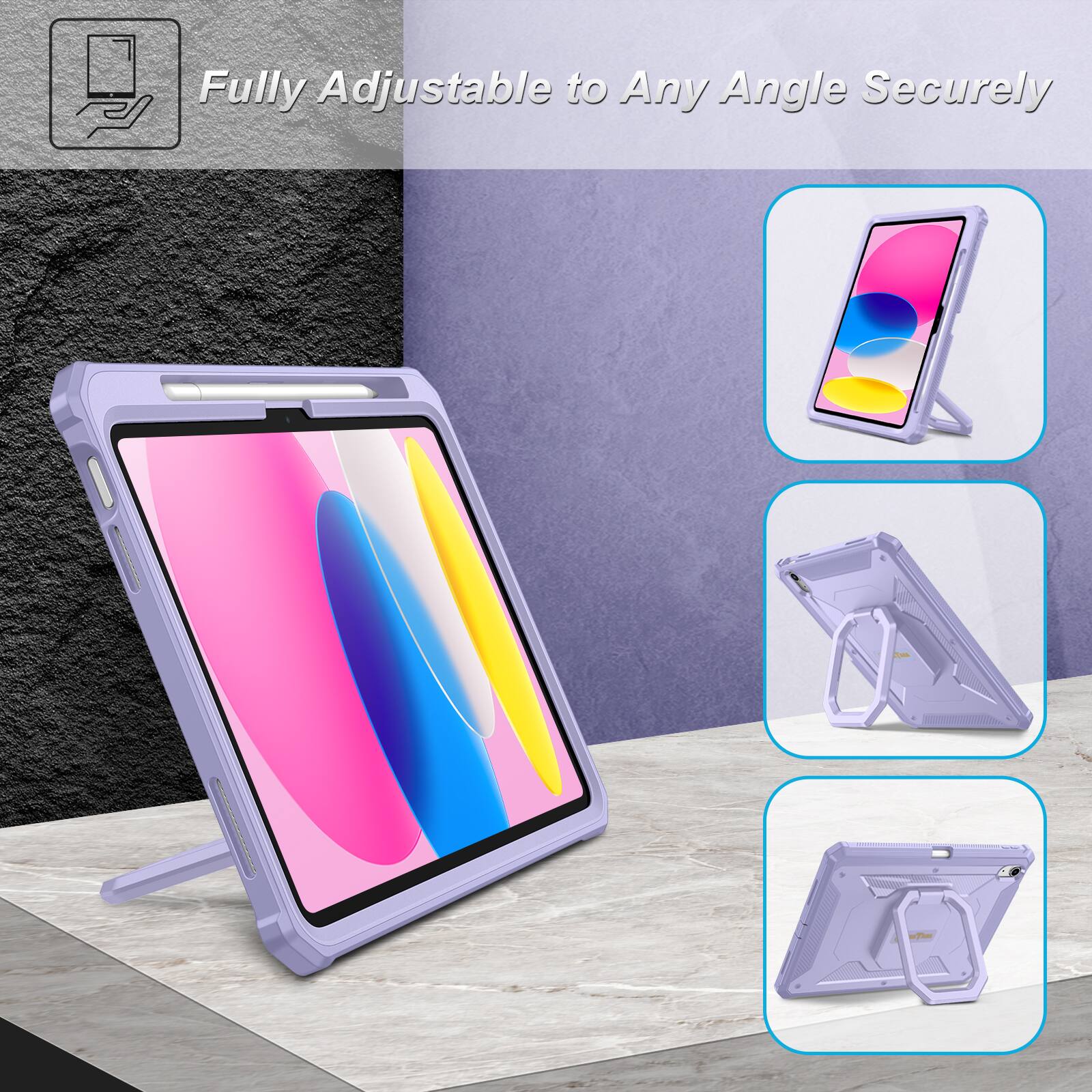 Fully Adjustable to Any Angle Securely