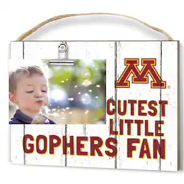 Jardine - Minnesota Golden Gophers 8'' x 10'' Cutest Little Weathered Logo Clip Photo Frame - White