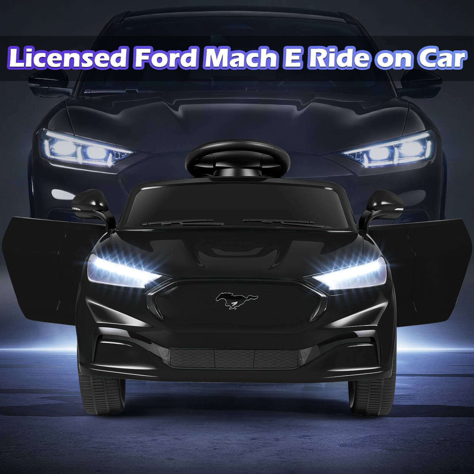 Licensed Ford Mach E Ride on Car