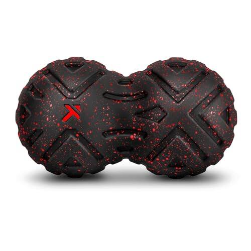 Front. Vulpecula Spade - Trigger Point Performance TriggerPoint Universal Double Massage Ball 8-Inch Textured Roller.