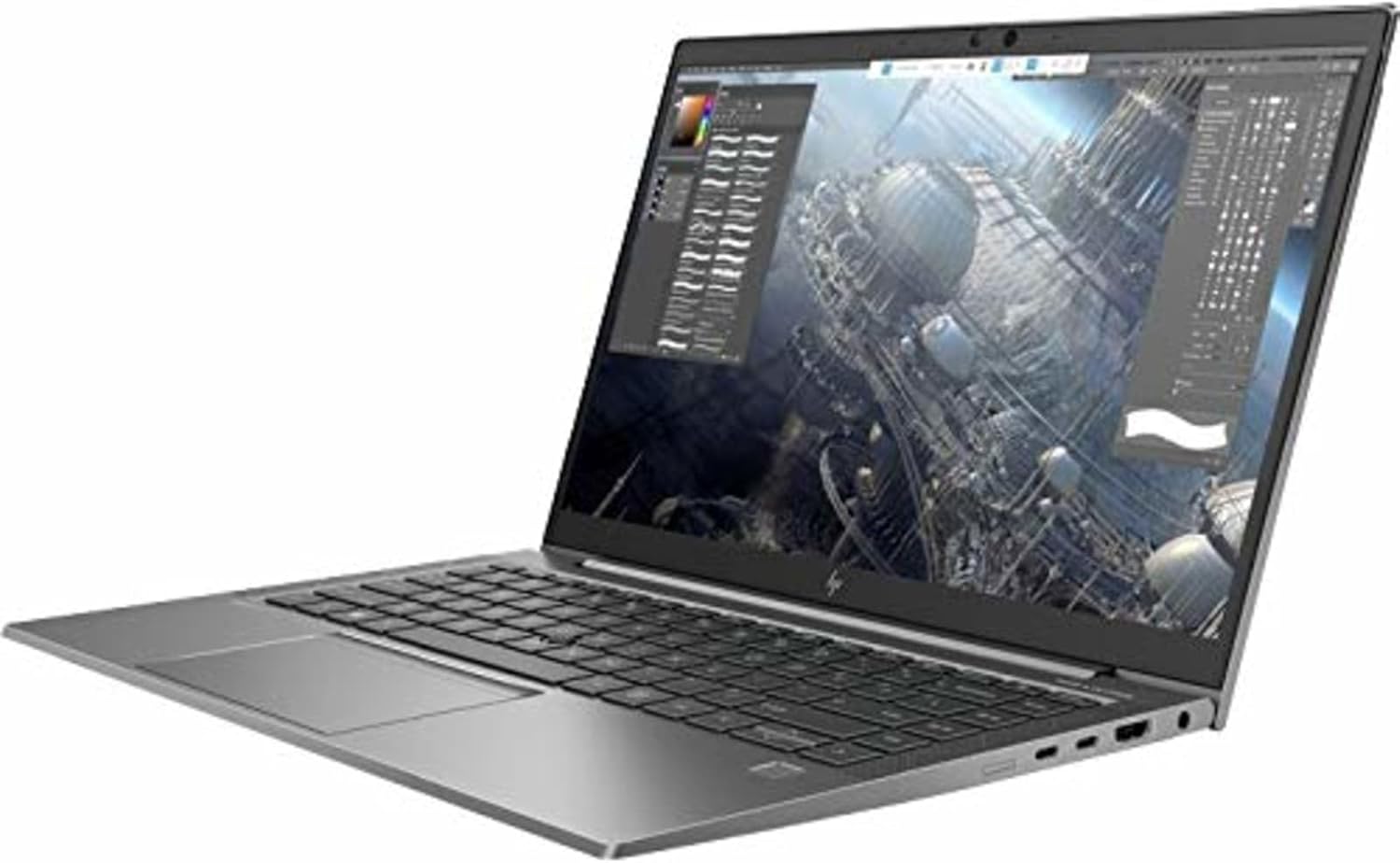 Left. HP - HP ZBook Firefly G7 FHD 14-Inch Laptop i5-10310U 32GB RAM 512GB SSD Win 11 Pro - Silver.