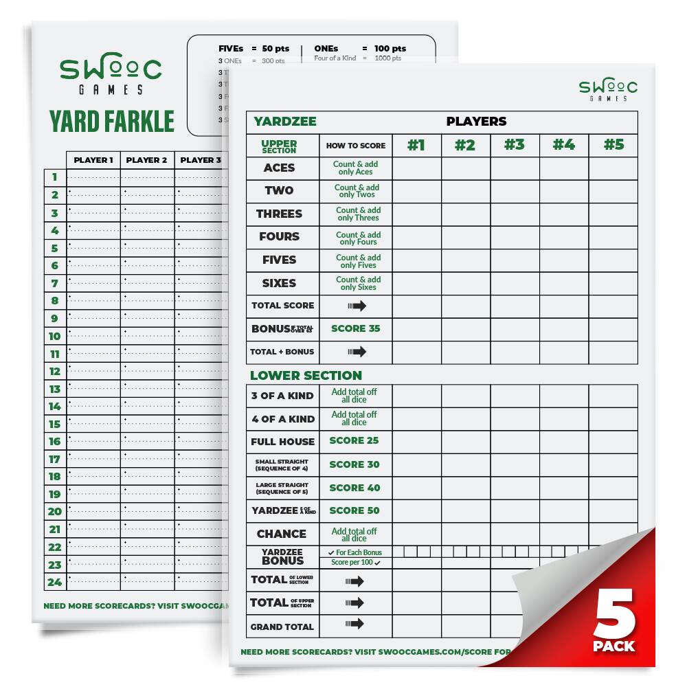 **SWOOC GAMES**

**YARD FARKLE**

**FIVES** = 50 pts  
3 ONES = 300 pts  
3 TWOS = 300 pts  
3 THREES = 300 pts  
3 FOURS = 300 pts  
3 FIVES = 300 pts  
3 SIXES = 300 pts  
3 ONES = 1000 pts  
3 ONES = 1000 pts  
3 ONES = 1000 pts  
3 ONES = 1000 pts  
3 ONES = 1000 pts  
3 ONES = 1000 pts  
3 ONES = 1000 pts  
3 ONES = 1000 pts  
3 ONES = 1000 pts  
3 ONES = 1000 pts  
3 ONES = 1000 pts  
3 ONES = 1000 pts  
3 ONES = 1000 pts  
3 ONES = 1000 pts  
3 ONES = 1000 pts  
3 ONES = 1000 pts  
3 ONES = 1000 pts  
3 ONES = 1000 pts  
3 ONES = 1000 pts  
3 ONES = 1000 pts  
3 ONES = 1000 pts  
3 ONES = 1000 pts  
3 ONES = 1000 pts  
3 ONES = 1000 pts  
3 ONES = 1000 pts  
3 ONES = 1000 pts  
3 ONES = 1000 pts  
3 ONES = 1000 pts  
3 ONES = 1000 pts  
3 ONES = 1000 pts  
3 ONES = 1000 pts  
3 ONES = 1000 pts  
3 ONES = 1000 pts  
3 ONES = 1000 pts  
3 ONES = 1000 pts  
3 ONES = 1000 pts  
3 ONES = 1000 pts  
3 ONES = 1000 pts  
3 ONES = 1000