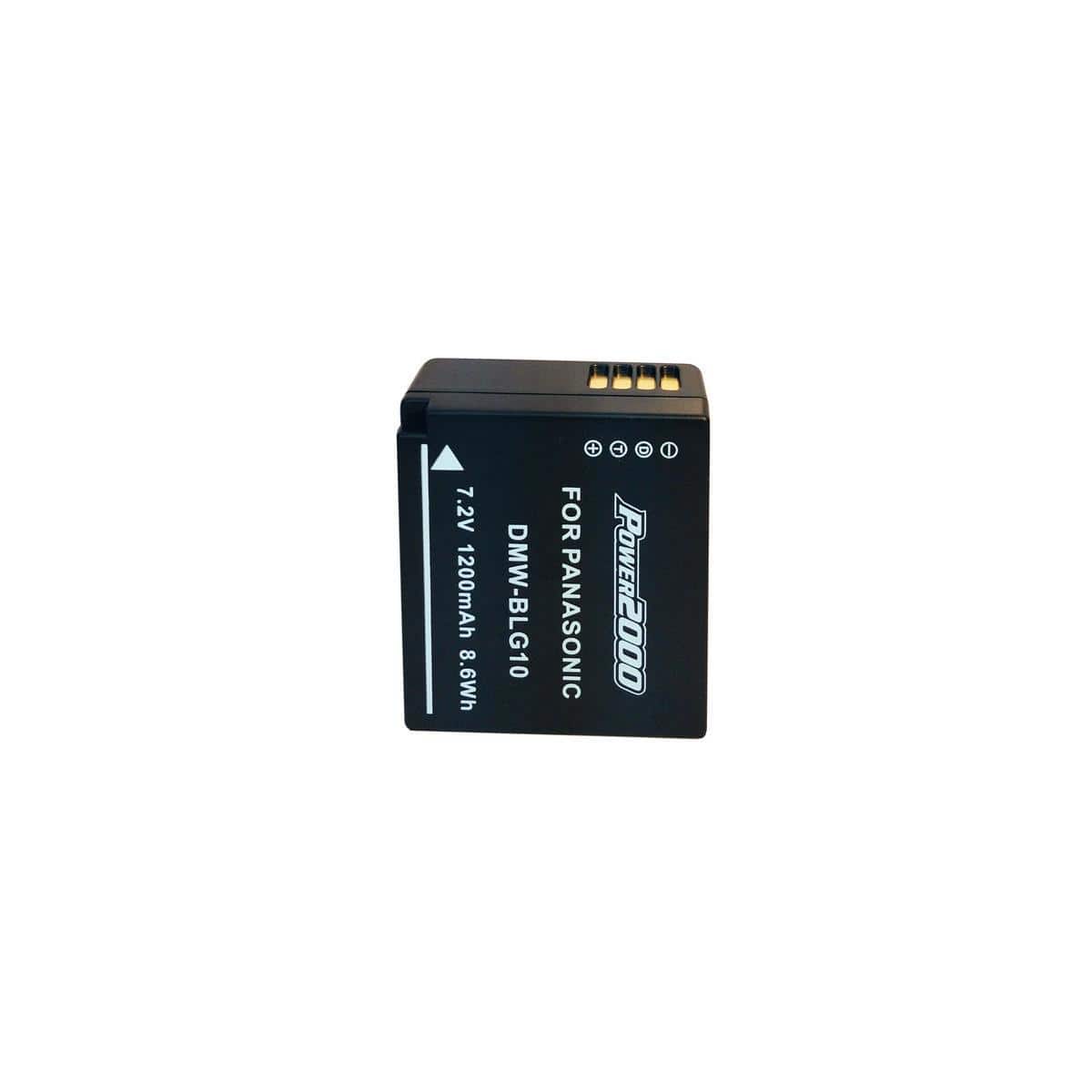 Power2000 - DMW-BLG10 7.2V 1200mAh Li-Ion Battery for Panasonic LUMIX Cameras