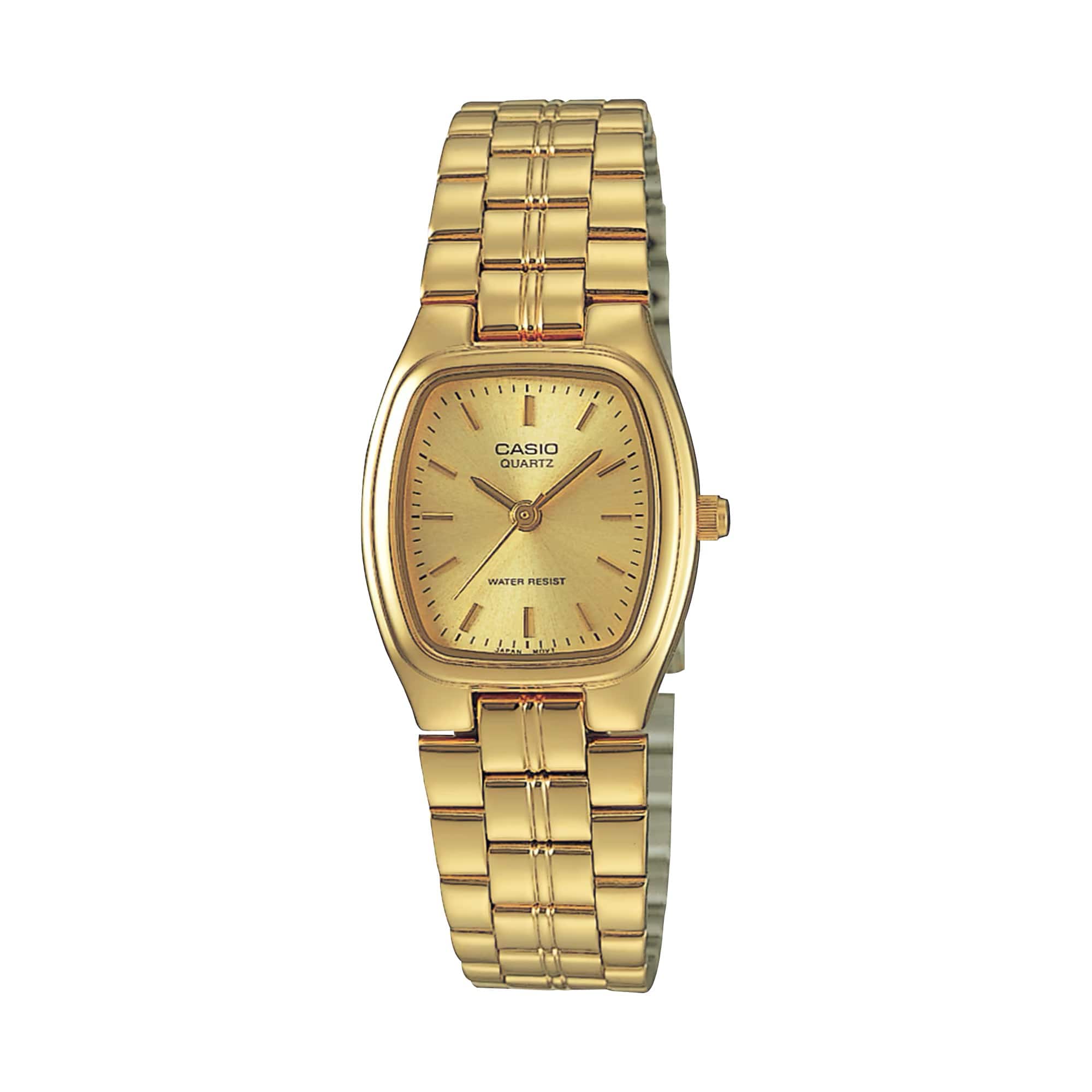 Casio - Women’s -Tone Stainless Steel Watch with Dial - LTP-1169N-9A - Gold price history on PriceWatchPro
