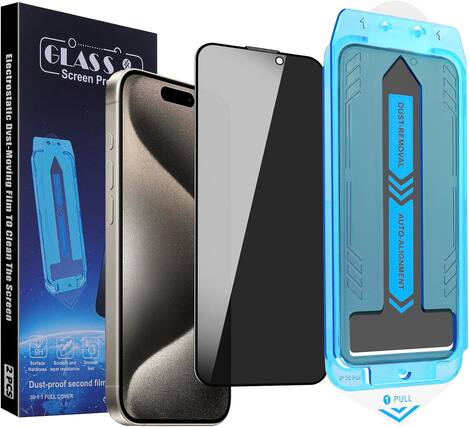 GLASS Screen Protector Electrostatic Dvst-Moving Film TO Clean The Screen
1000
DUST-REMOVAL AUTO-ALIGNMENT
IL
2 PCS
9H Surface Scratch and Smooth Hardness wear resistance feel Dust-proof second film 1:1 FULL COVER
P15 PM
1 PULL