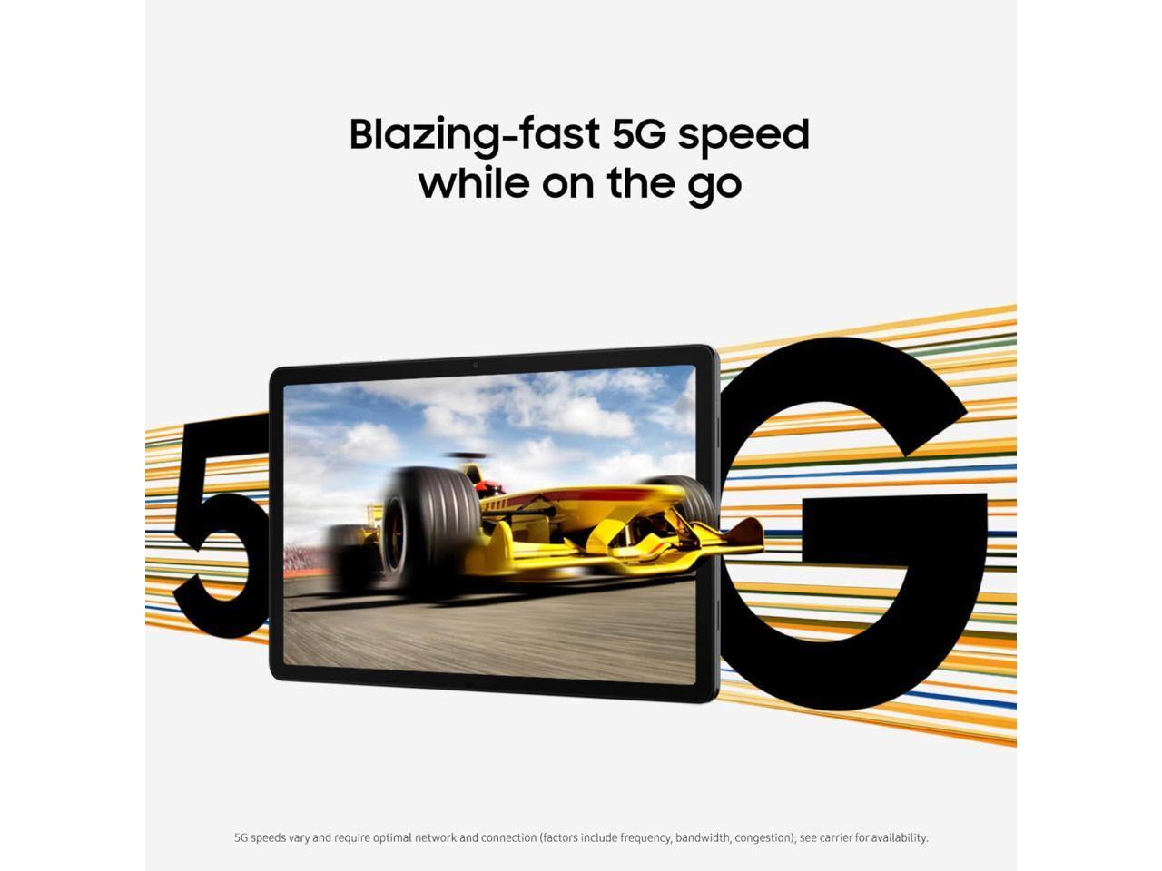 Blazing-fast 5G speed while on the go

5G speeds vary and require optimal network and connection (factors include frequency, bandwidth, congestion); see carrier for availability.