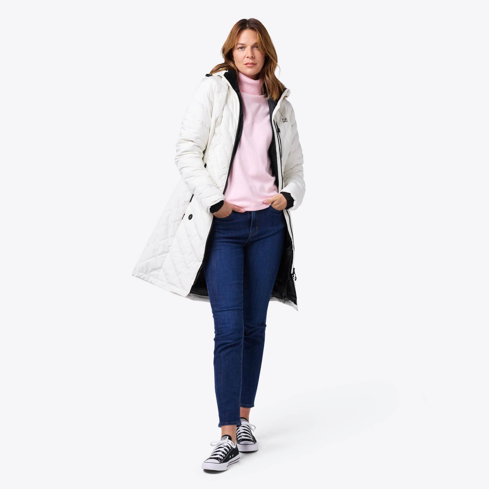Alt View 2. Mobile Warming - Women's Meridian Heated Jacket - Cream.
