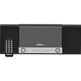 Magnavox - 3-Piece BT CD Shelf System with Digital PLL FM Stereo Radio