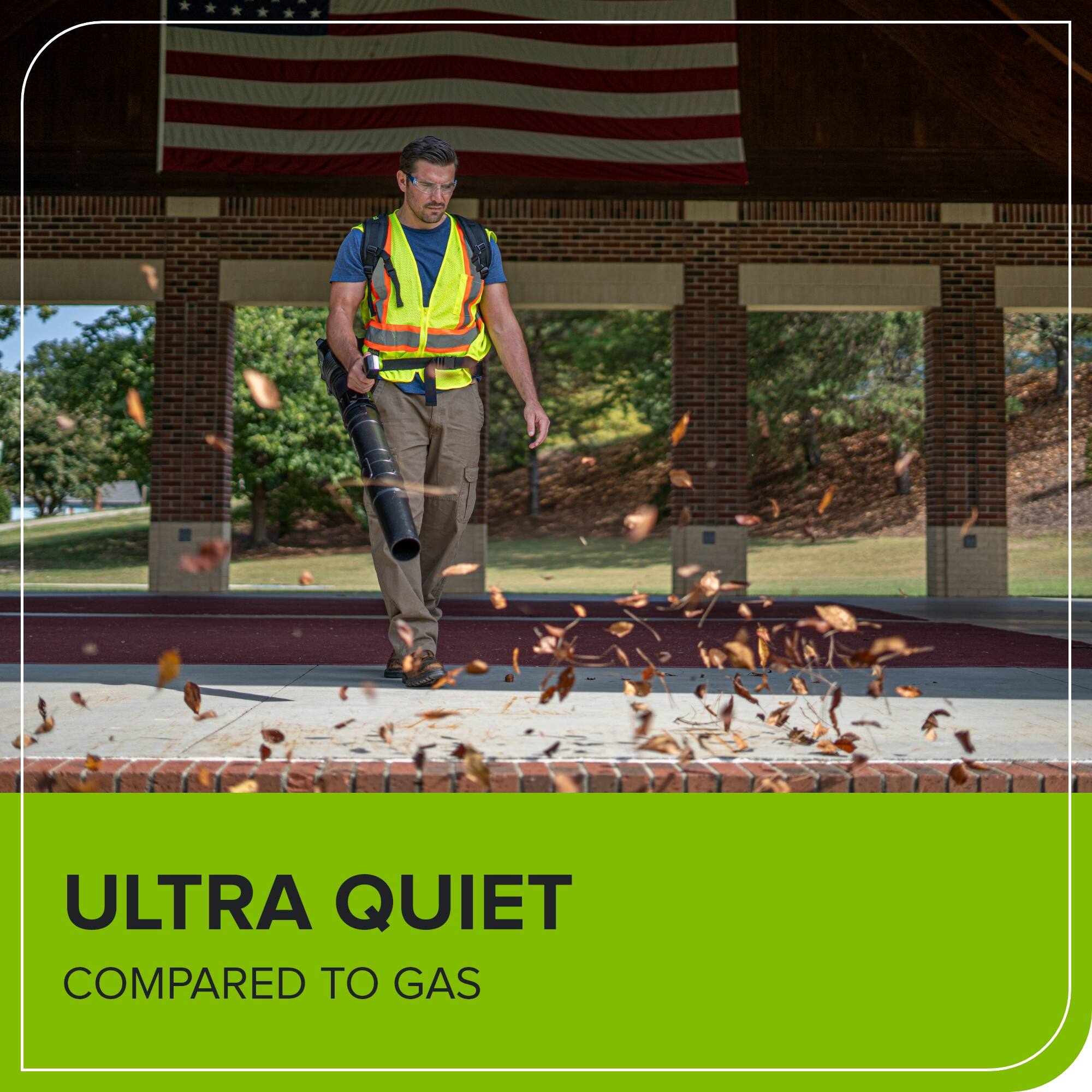 ULTRA QUIET  
COMPARED TO GAS