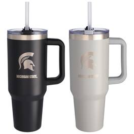 The Memory Company - Michigan State Spartans 46oz. Home/Away Stainless Steel Colossal Tumbler Two-Pack - Multicolor
