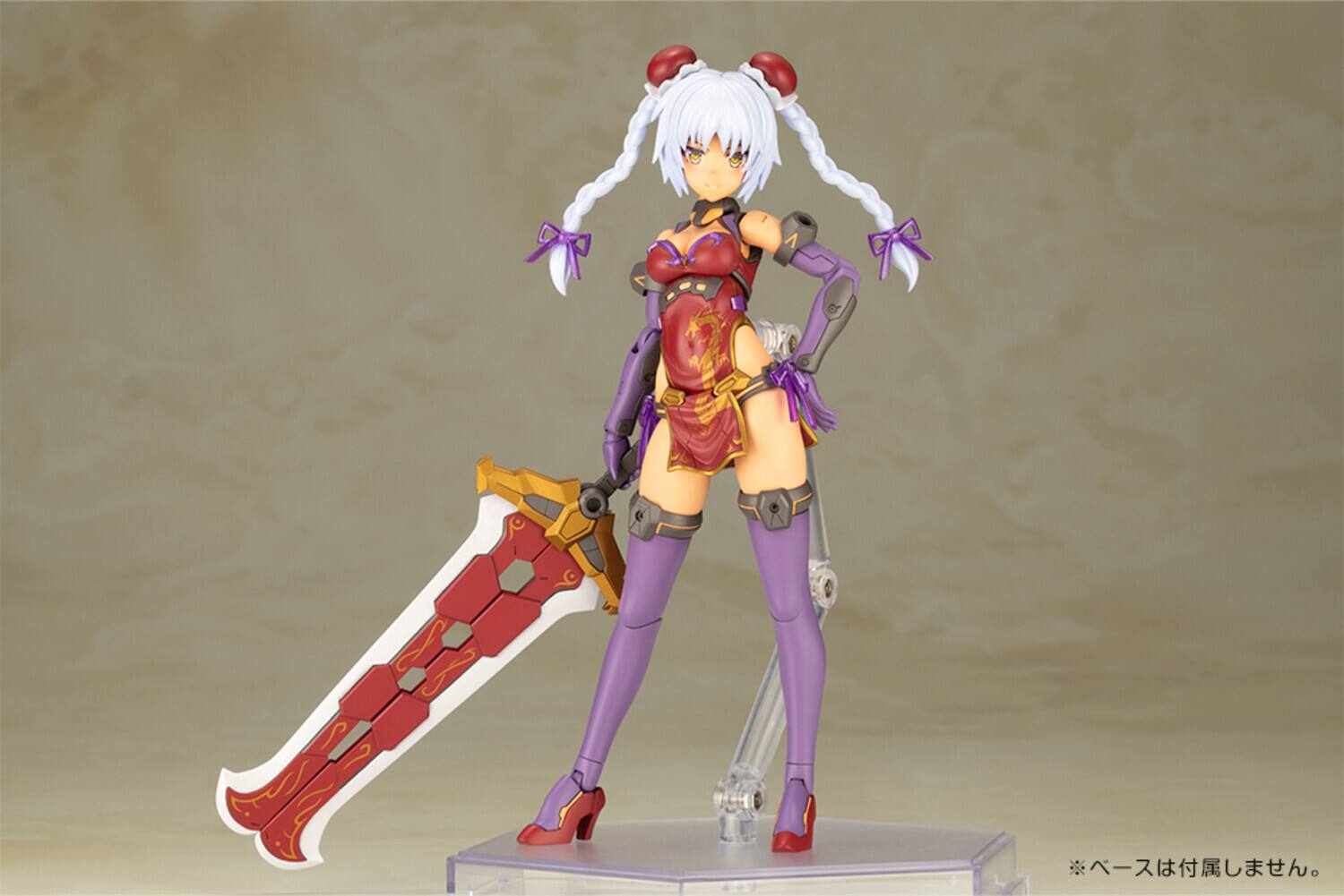 Alt View 1. PopMarket - Kotobukiya - Frame Arms Girl - Hresvelgr=Rufus Qipao Version Model Kit   - Collectibles - Multicolor.