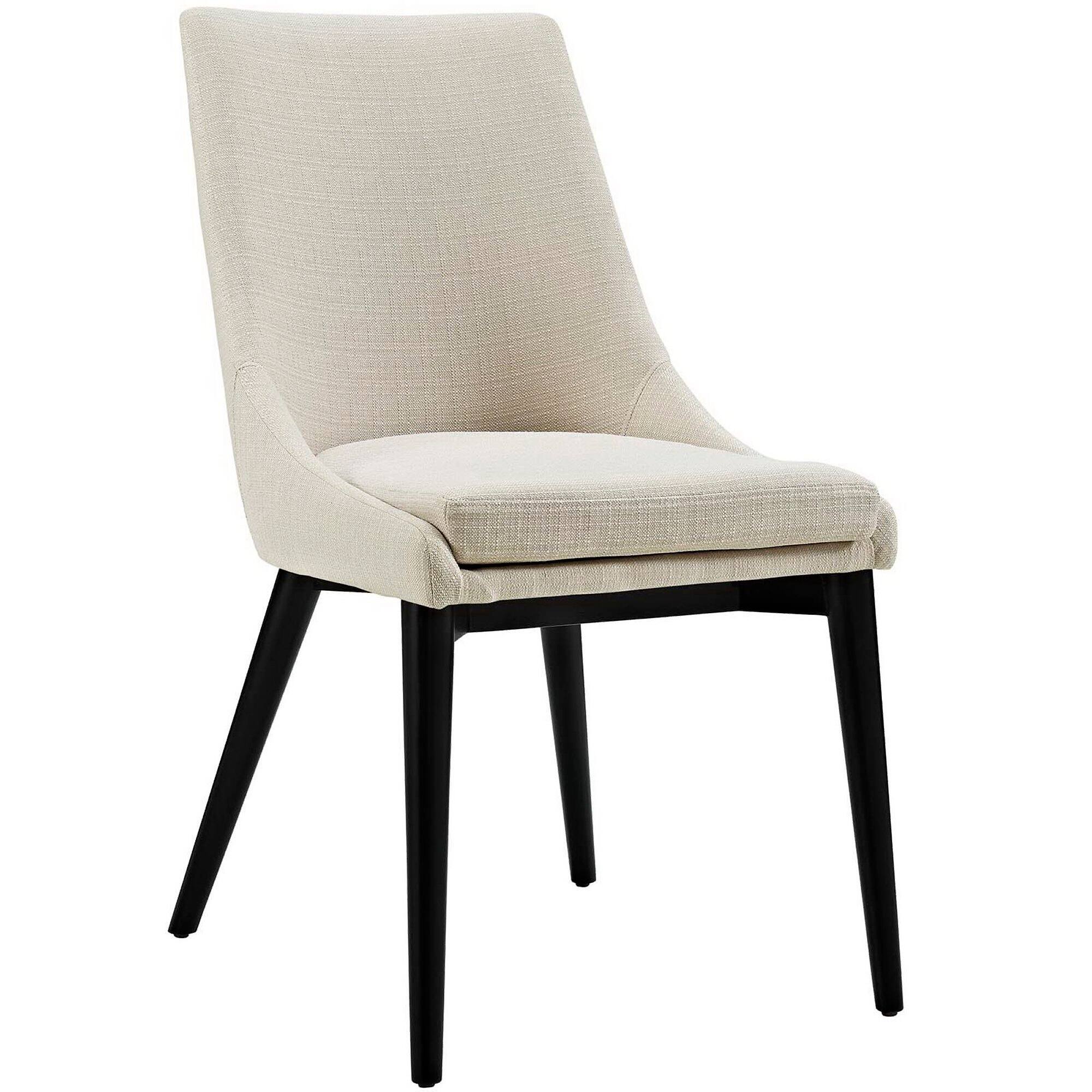 Viscount Fabric Dining Chair by Modway - Brown