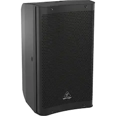 Front. Behringer - Behringer DR110DSP Active 1000W 10" PA Speaker System with DSP and 2-Channel Mixer.